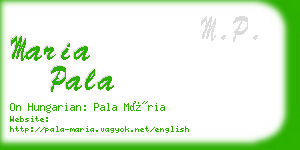 maria pala business card